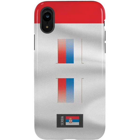 Serbia Soccer Flag iPhone XR Pro Case